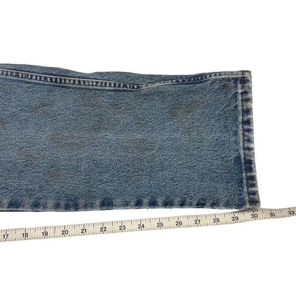 Wrangler FR13MMS Flame Resistant Original Fit Men's Jeans Size 40x30 Distressed - Picture 14 of 15